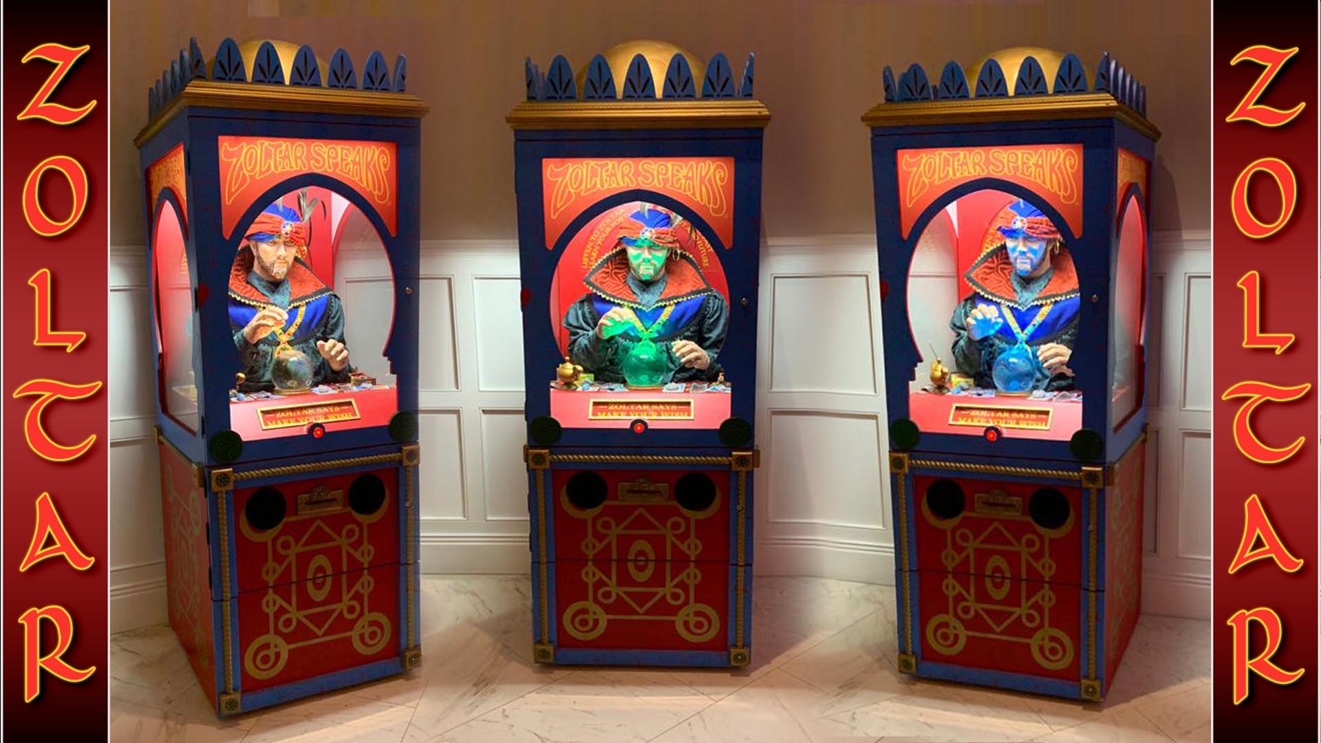 orlando fortune teller arcade machine